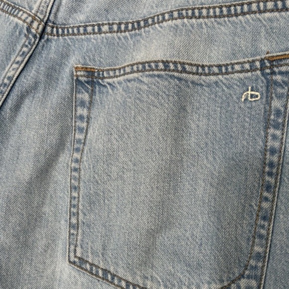 Rag & Bone Lori Mid-Rise Crop Jeans Light Wash BLUE Size 30 NWT Soft Cotton - Picture 14 of 14